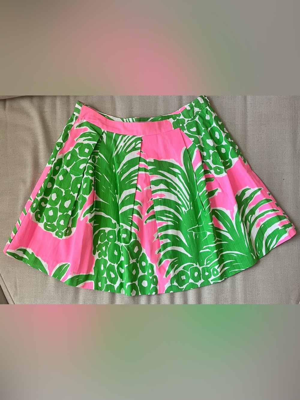 RARE! Lilly Pulitzer Parfait 2 piece Set Pink Flamenco Pineapple (Flawed) - Picture 8 of 16